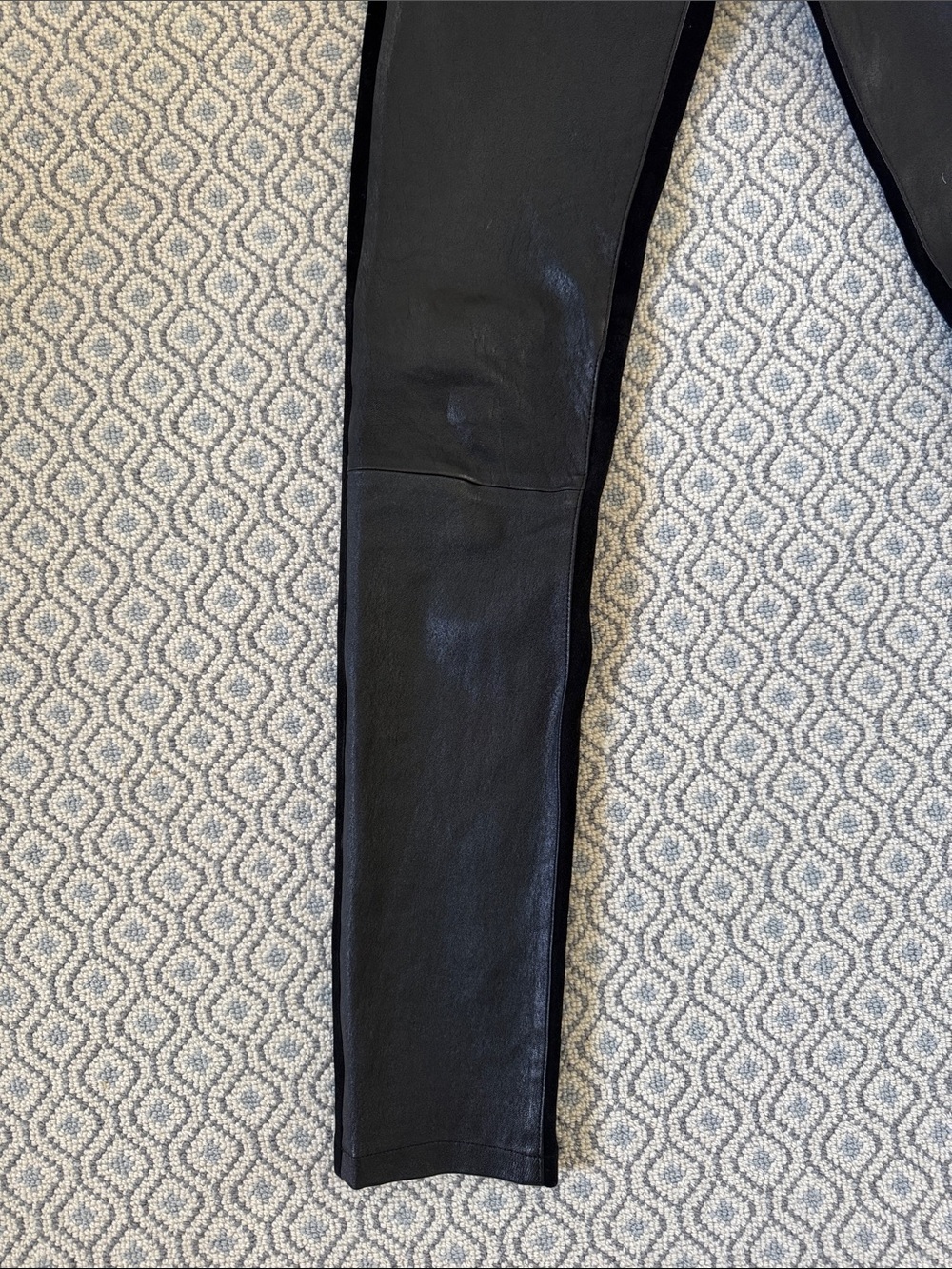 Vince Low Rise Leather Pants - Picture 6 of 9